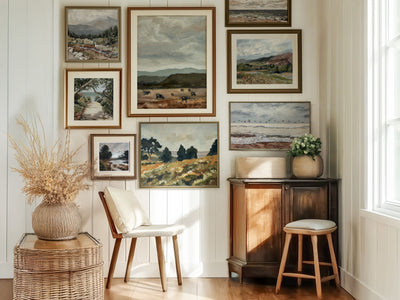 How to Style Coastal Artwork in a Neutral Home