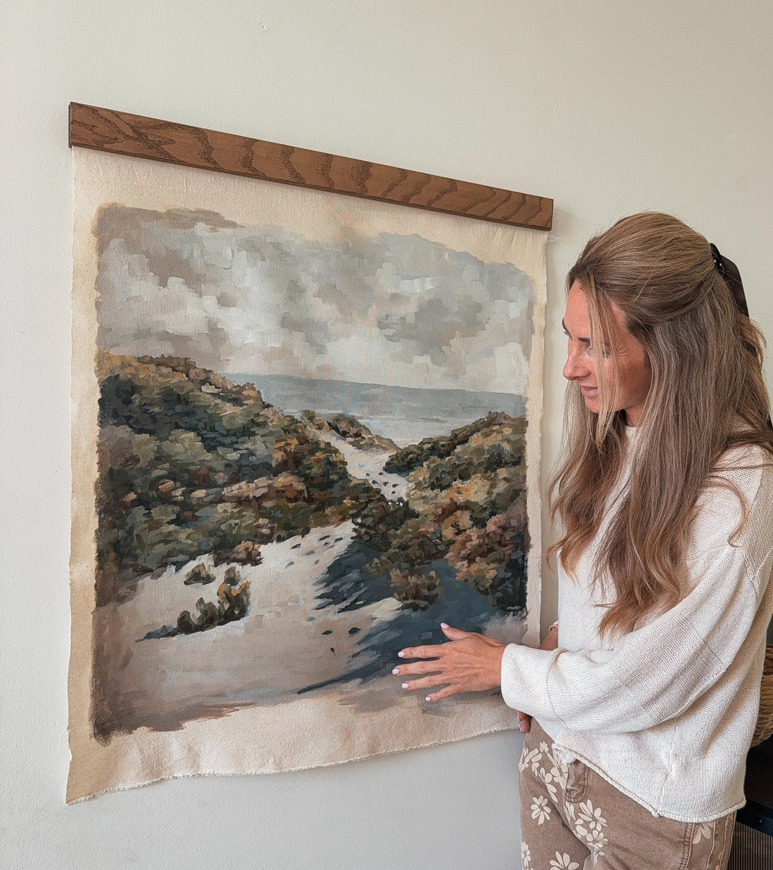 What I used for a Hanging Canvas Painting