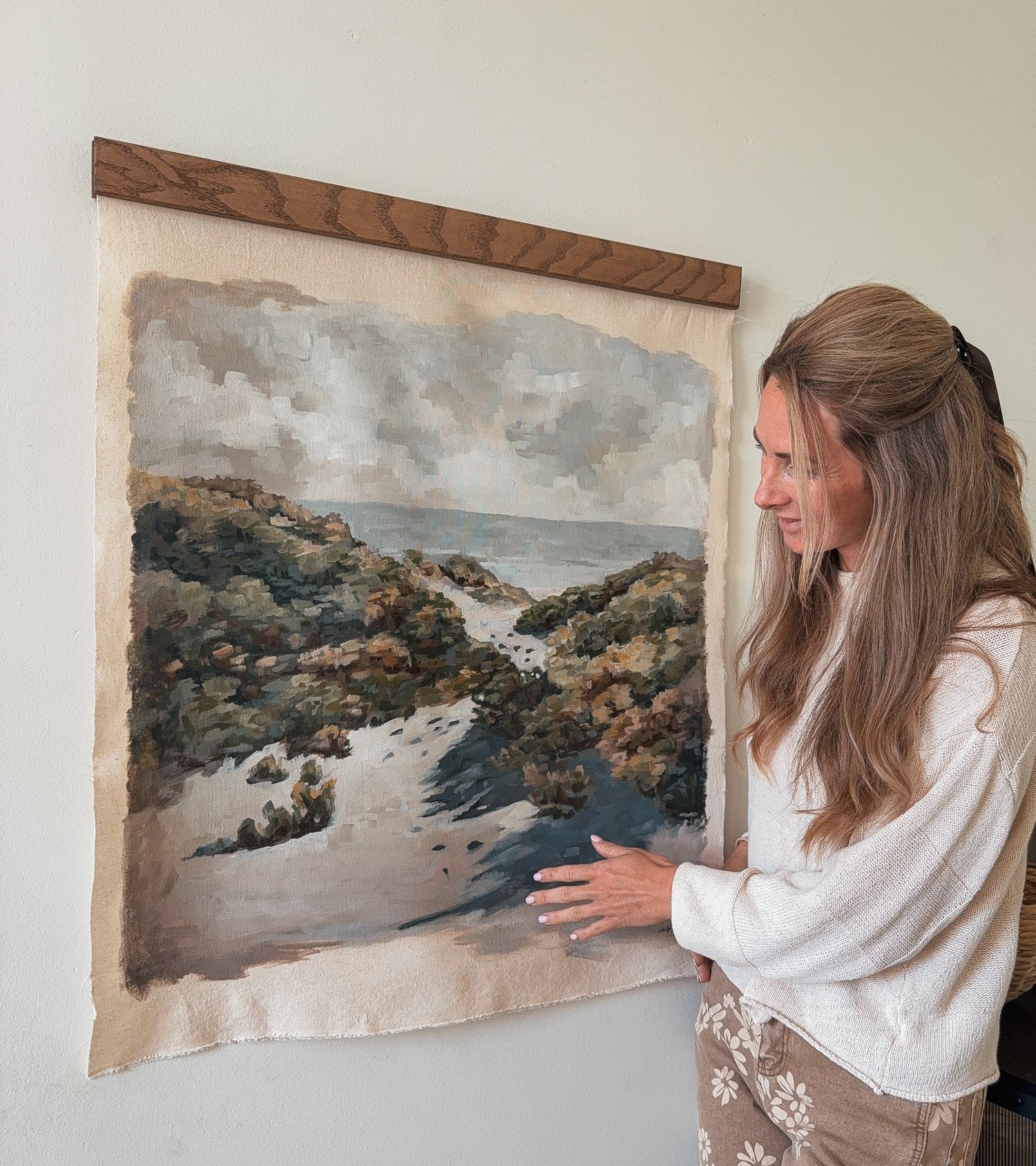 What I used for a Hanging Canvas Painting