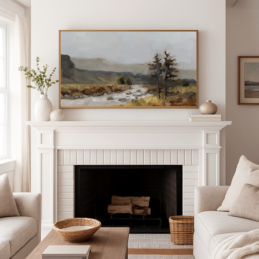 Fall Mountain Landscape TV Art